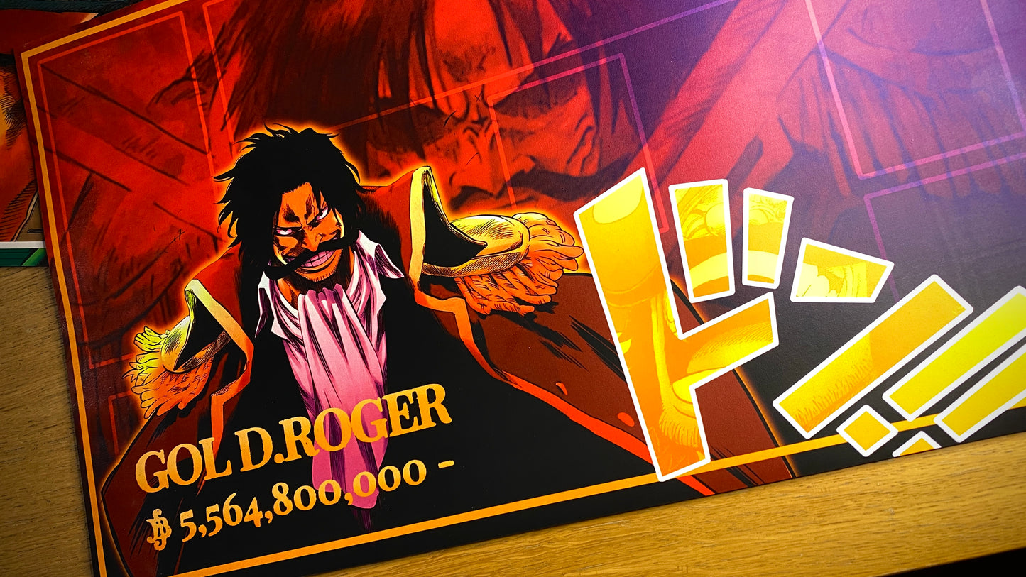 Gold Roger Playmat - One Piece TCG op13 - Nova Punk original Desing