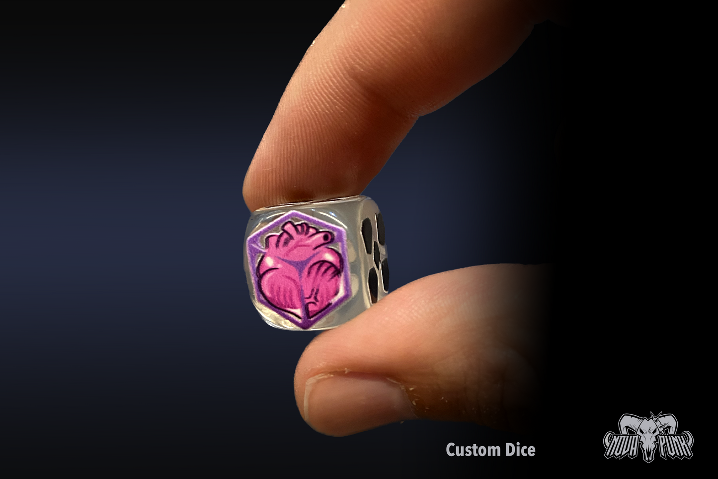 Dado Custom - One Piece TCG - gameboard - dice - Heart