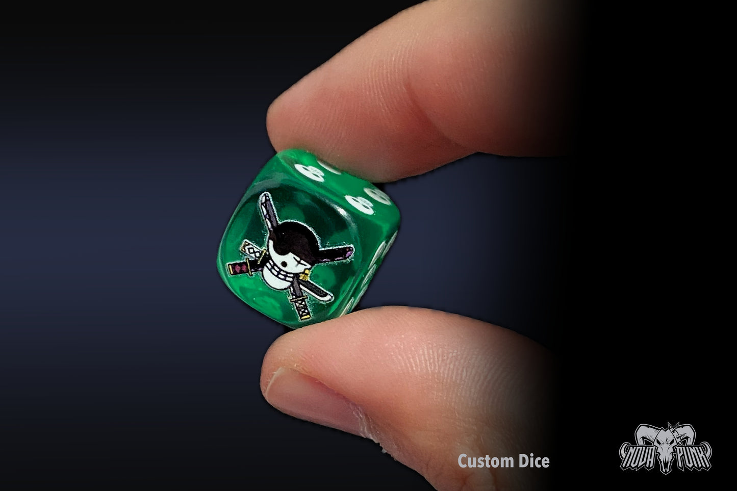 Dado Custom - One Piece TCG - gameboard - dice - zoro