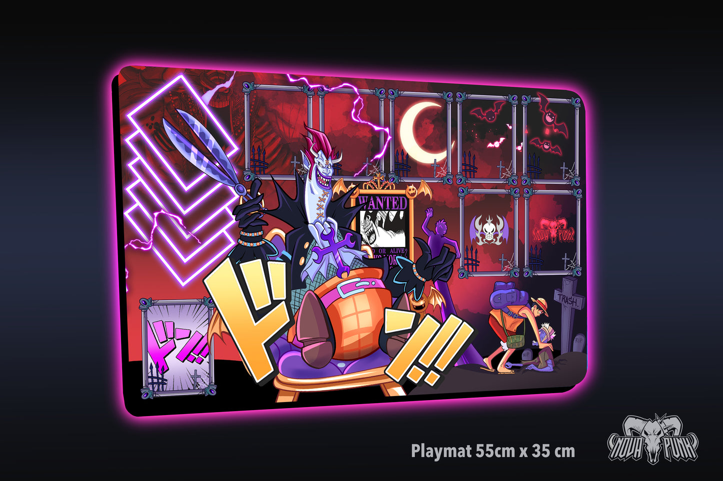Moria Playmat - One Piece TCG - Nova Punk original Desing