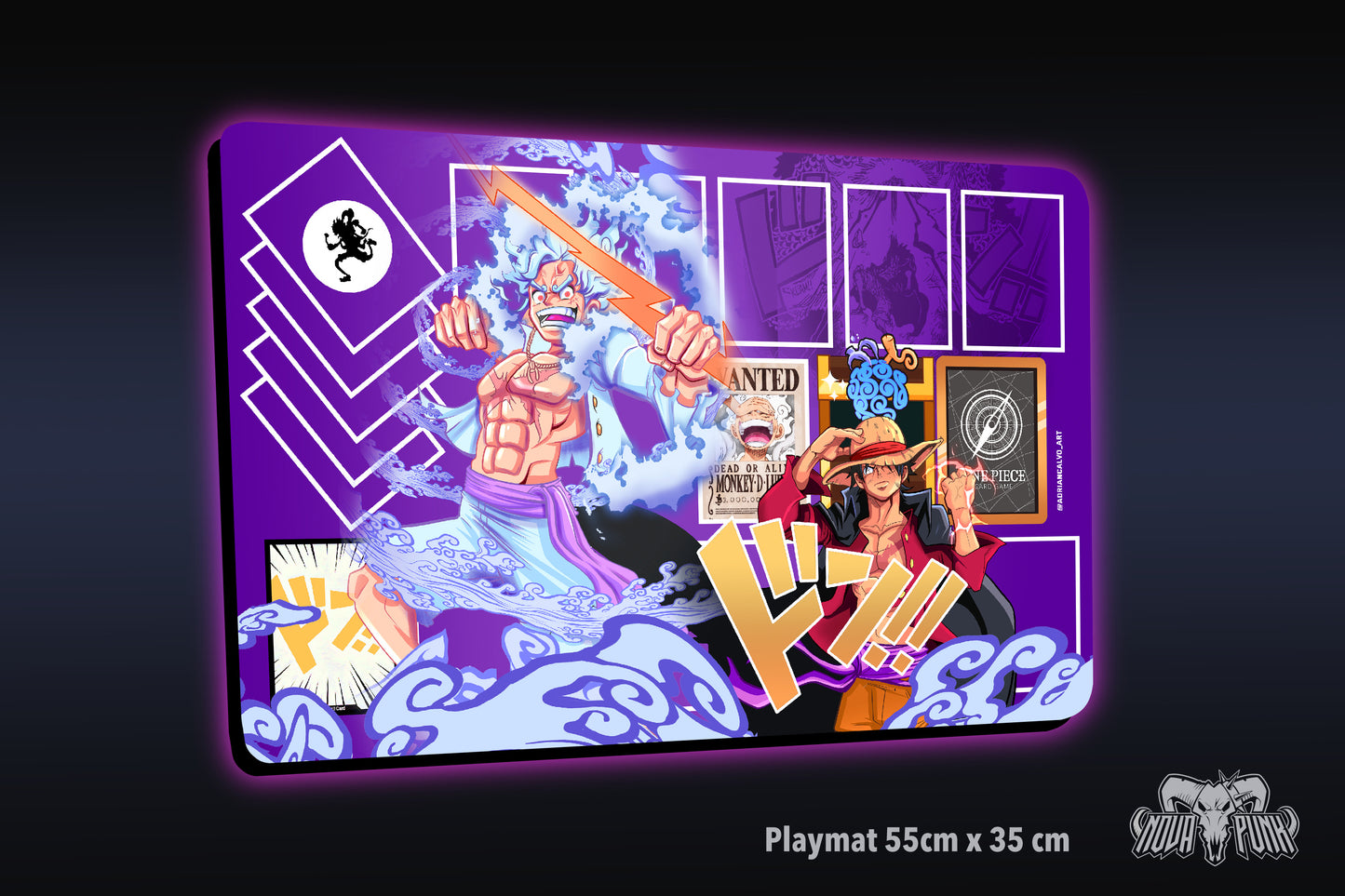Gear 5 Playmat - One Piece TCG - Nova Punk original Desing