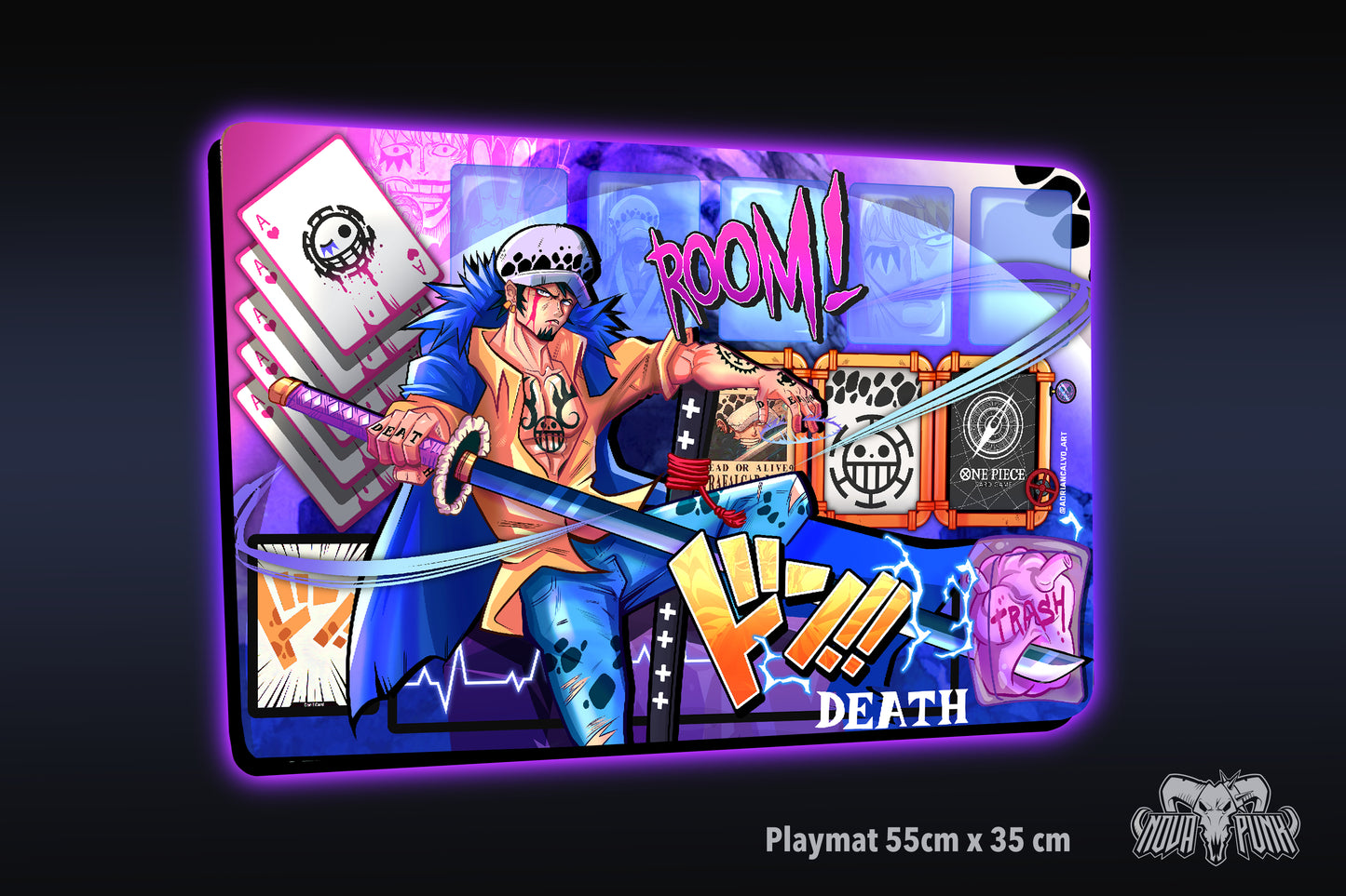 Law Playmat - One Piece TCG - Nova Punk original Desing