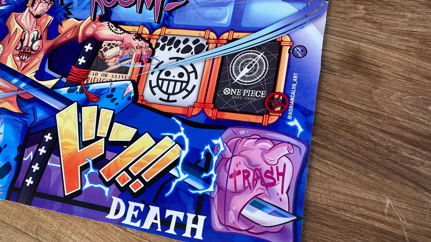 Law Playmat - One Piece TCG - Nova Punk original Desing