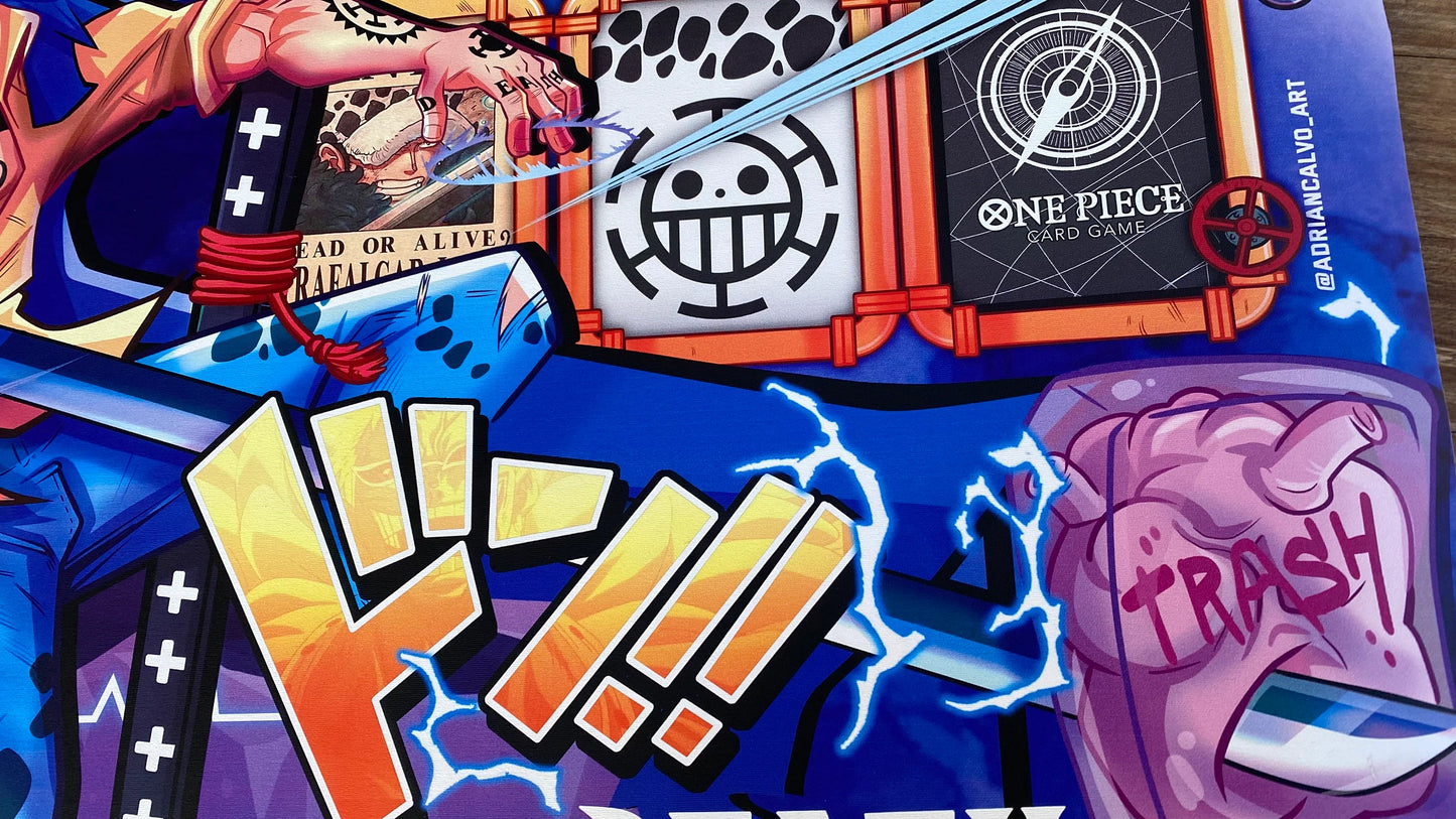 Law Playmat - One Piece TCG - Nova Punk original Desing