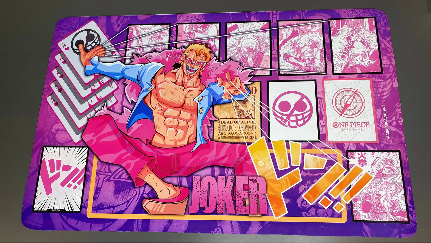 Doflamingo Playmat - One Piece TCG - Nova Punk original Desing
