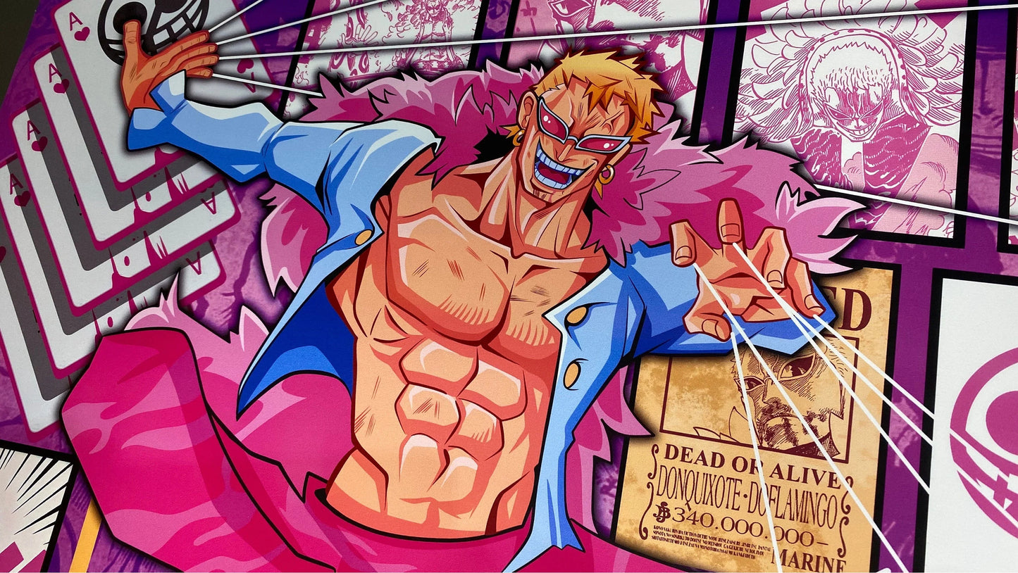 Doflamingo Playmat - One Piece TCG - Nova Punk original Desing