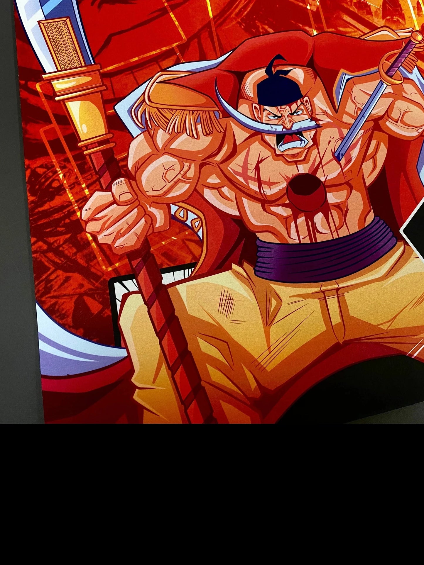White Beard Playmat - One Piece TCG - Nova Punk original Desing