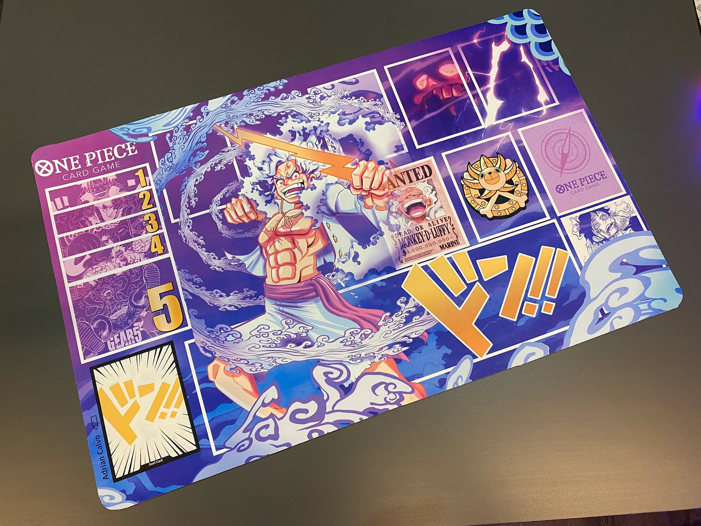 Gear 5 Playmat - One Piece TCG - Nova Punk original Desing