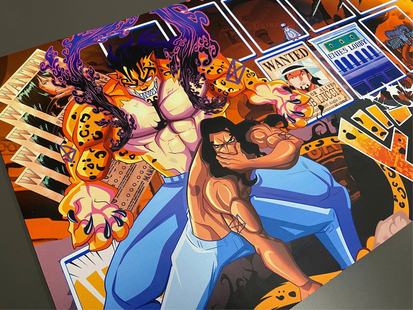 Lucci Playmat - One Piece TCG - Nova Punk original Desing