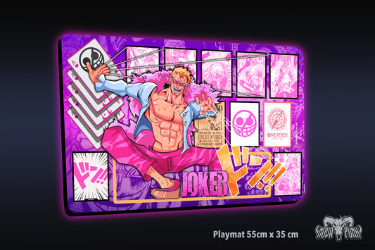 Doflamingo Playmat - One Piece TCG - Nova Punk original Desing