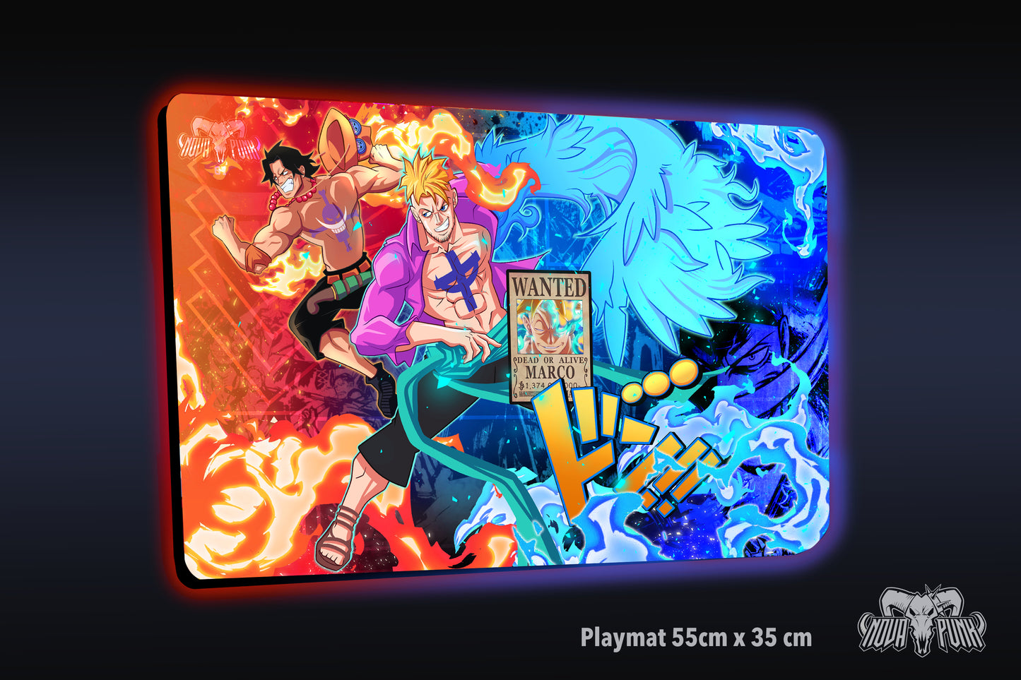 Marco Ace Playmat - One Piece TCG - Nova Punk original Desing