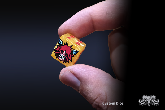 Custom dice Kalgara  - One Piece TCG - gameboard - dice - op13